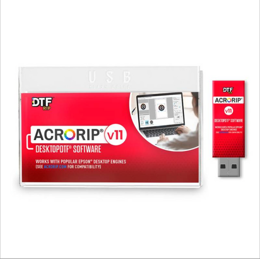 ACRORIP Version 11, works for DTF and UV Printers Software with Onboarding Support