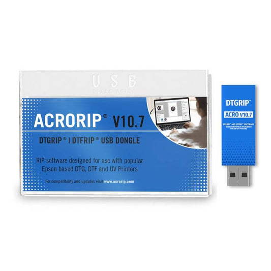 ACRORIP version 10.xx, works for DTF and UV Printers Software with Onboarding Support